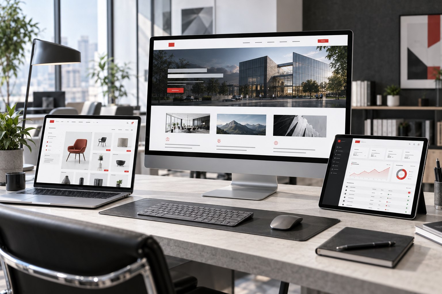 Web corporativa, tienda online y aplicación web con base de datos